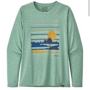 Capilene Cool Daily Graphic Long-Sleeve Shirt | Sea Green